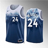 Men's Minnesota Timberwolves #24 Tj Warren Blue 2023-24 City Edition Stitched Jersey Dzhi,baseball caps,new era cap wholesale,wholesale hats